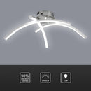 Modern Trigeminal LED Ceiling Lamp Chandelier Home Lighting (Cold White) Newly