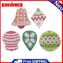 5pcs DIY Full Drill Special Shaped Diamond Painting Christmas Bell Key Ring