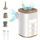 Portable Air Pump Wireless Electric Air Pump with LED Light Rechargeable Battery