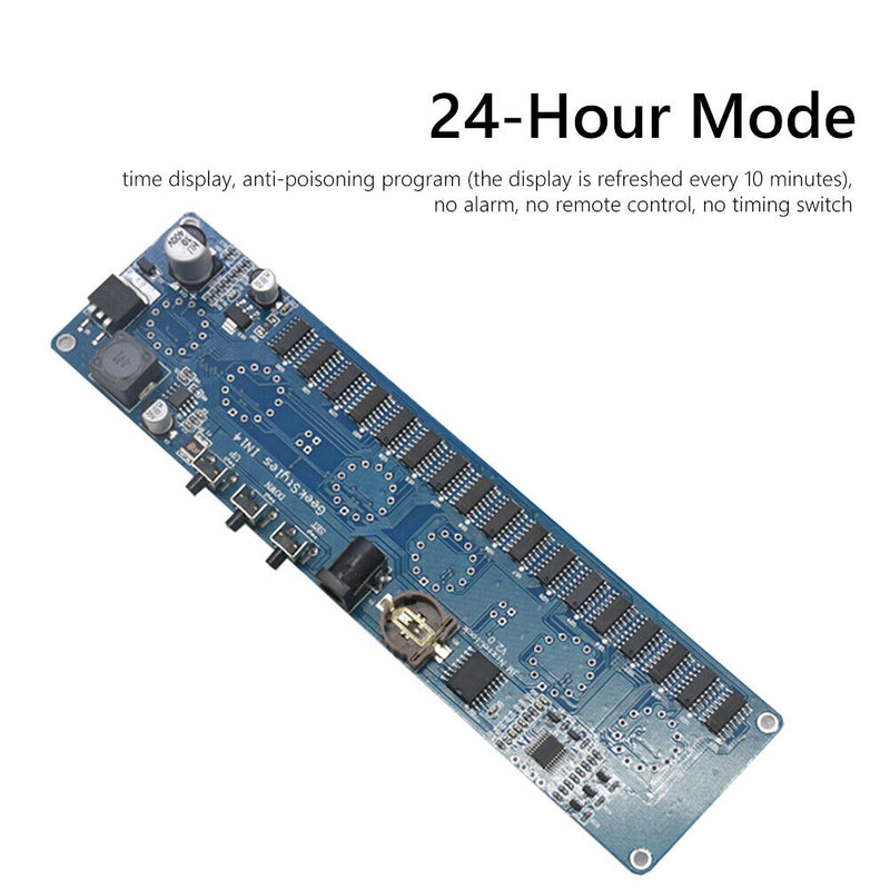 IN14 12V Nixie Tube RGB LED Digital Clock Module Circuit Board (NO Shell)