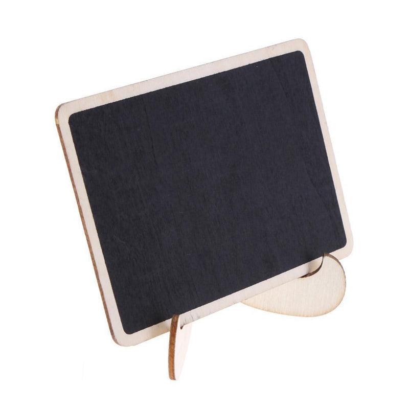 Mini Wooden Chalkboard Stand Message Boards Blackboard for Wedding Party Newly