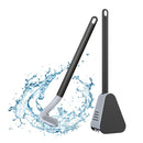 Golf Toilet Brush - Wall Mounted Toilet Brush with Long Handle (Black) Newly