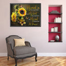 5D DIY Diamond Painting Sunflower Full Drill Rhinestone Mosaic Art Picture Kit