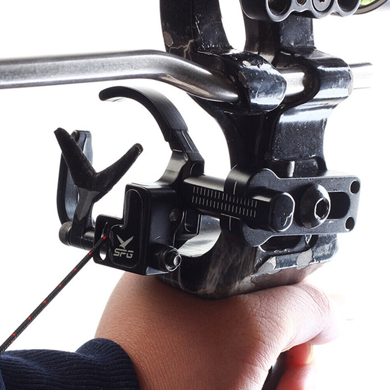 SPG Archery Rise Fall Arrow Rest 4-way Adjustable Up Down Right Hand Outdoor