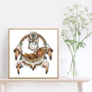 Dream Catcher Child Drawing Kit 5D DIY Full Round Drill Diamond Painting Ar