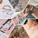 Bracelet Making Beads Kit Colorful Mixed Polymer Clay Beads DIY Jewelry Set