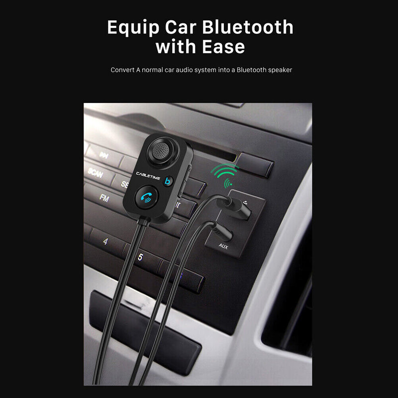 Car Bluetooth-Compatible 5.0 Receiver Wireless Adapter for Hands-Free Amplifier