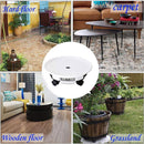 Movable Flower Pot Tray Plastic Universal Bonsai Base with Wheel Home Garden,