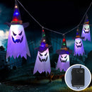 Halloween LED Light Hanging Wizard Hat Lamp Horror Props Home Bar Decor`