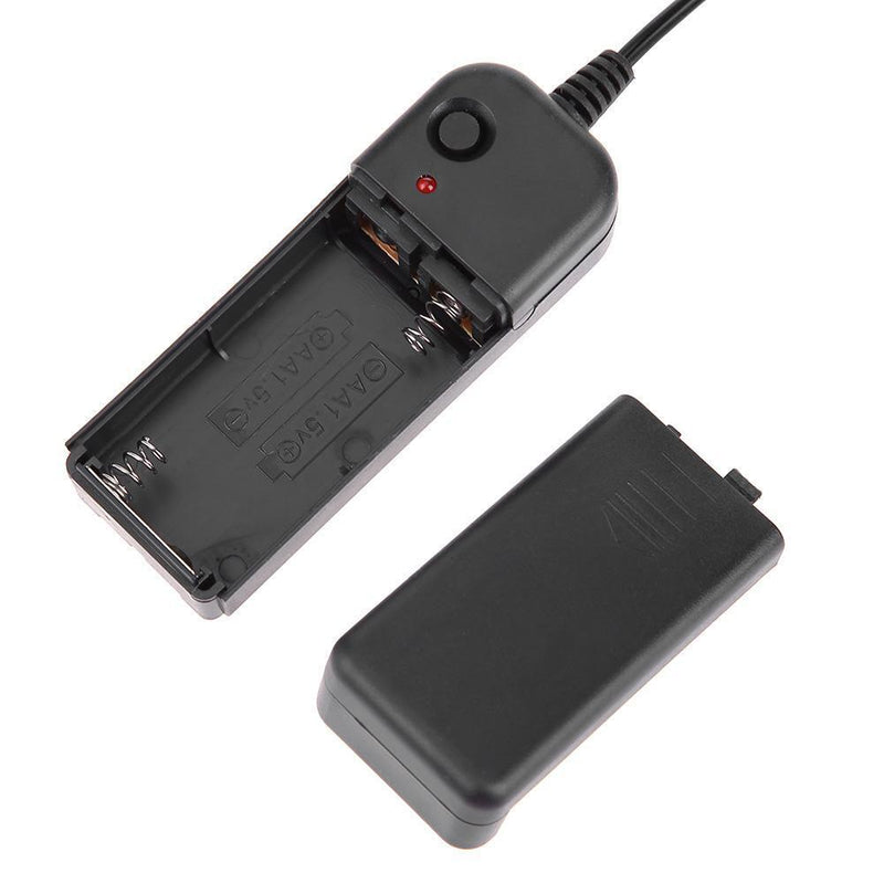 EL Luminous Glowing Masks Halloween Masquerade Party Decor Supply (Red)