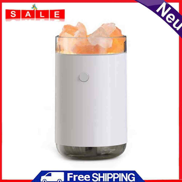 Salt Stone Humidifier 260ml Portable Cooler Mist Maker Essential Oil Diffuser