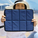 Waterproof Beach Camping Seat Mats Foldable Outdoor Sitting Pad (Blue) Newly