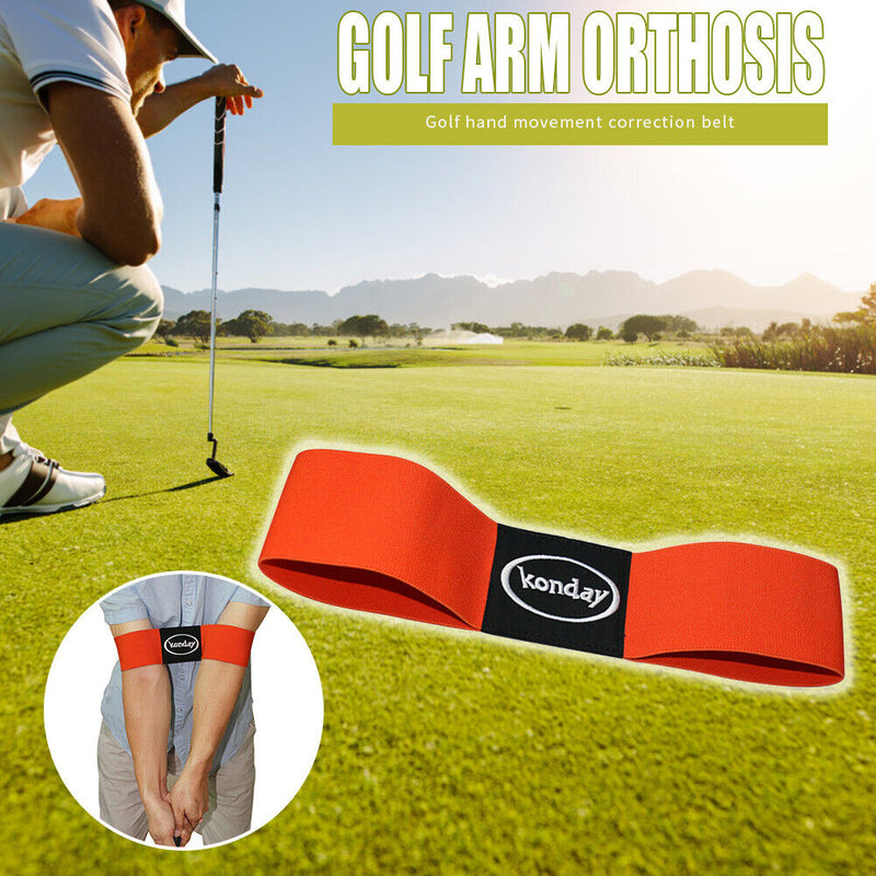Elastic Golf Arm Posture Alignment Band Golf Practice Training AIDS Equipment