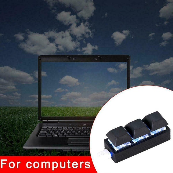 Function Mechanical Keyboard Rgb Backlight 3 Keys Self-setting DIY Keycap D5M0