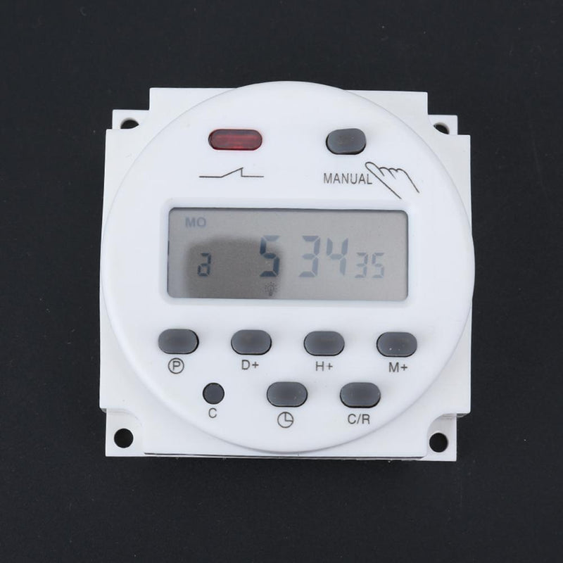 Digital LCD Display Power Timer Weekly Programmable Time Relay Switch(220V)