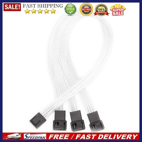 Samll 3Pin/4Pin PWM Splitter Adapter for CPU Cooling Fan Cord Extension Cable