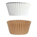 100pcs Cupcake Paper Oilproof Liner Baking Cup Tray Muffin Wrapper (White)