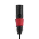 0.2m 3.5mm TRS 1/8inch Stereo Female to Dual XLR Male Y Splitter Cable Wire