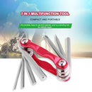 7 in 1 Bicycle Repair Tools Portable Multifunctional Maintenance Tool Kits