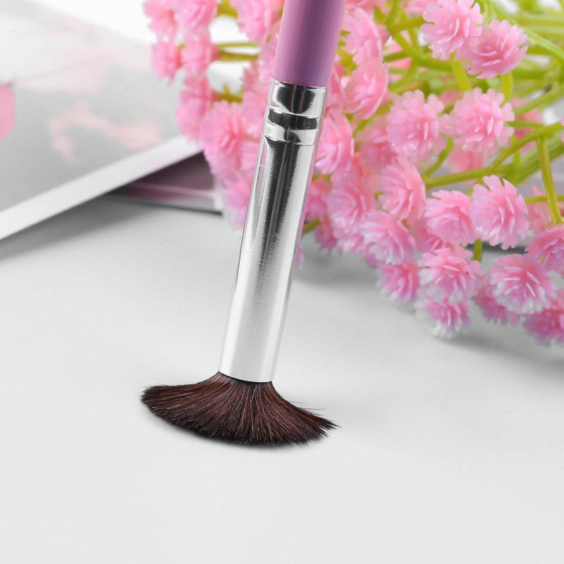 7pcs Soft Hair Wood Handle Eyeshadow Brush Cosmetics Makeup Brushes Set (C)