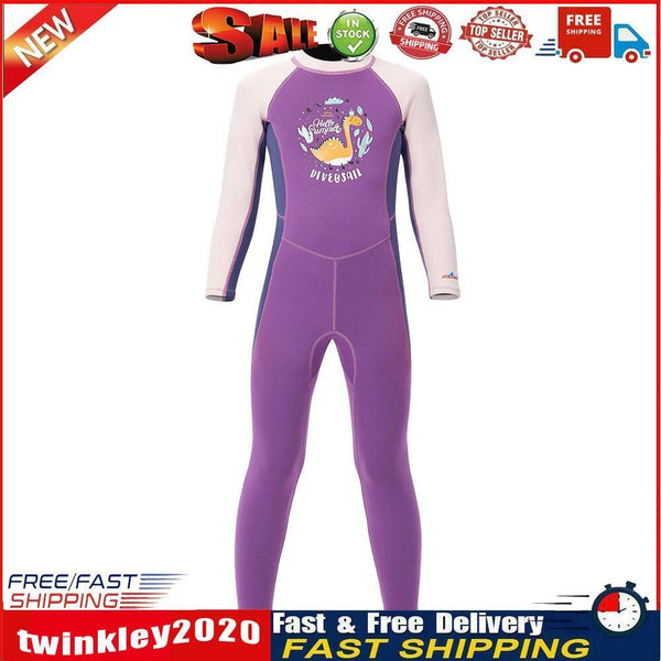 DIVE SAIL Scuba Diving Snorkeling Swimming Kid Girl Wetsuit (M151567K XL) Newly