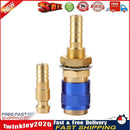 Water Cooled Gas Adapter Quick Connector for MIG TIG Welding Torch (Blue) Newly