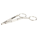 5PCS 3in1 Eyeglass Screwdriver Sunglass Watch Repair Kit with Keychain