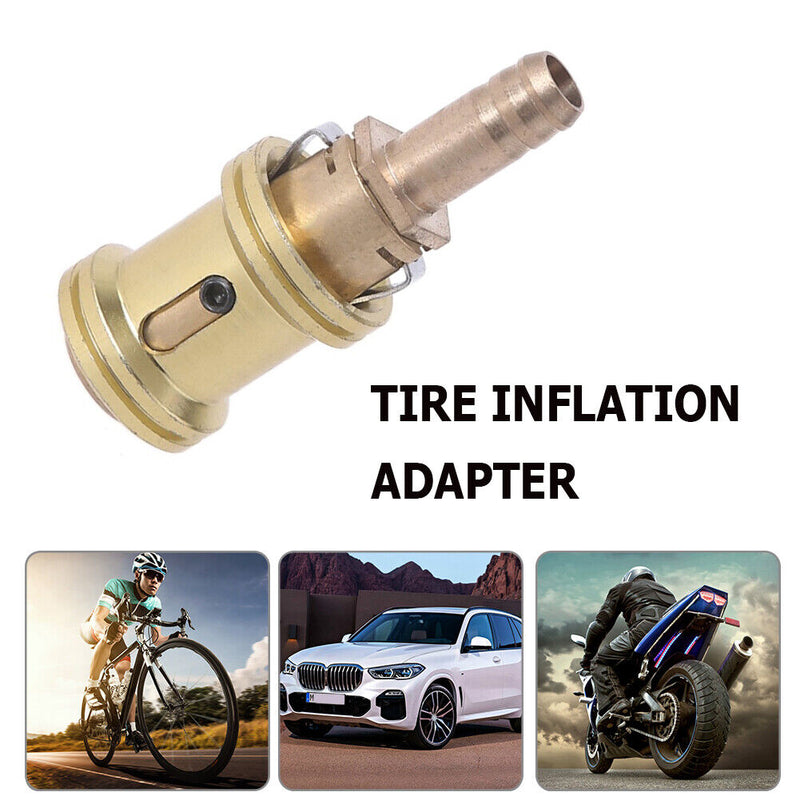 6.5/8mm Air Chuck Adapter Compressor Pump Accessories Metal for Motorcycle Tyre