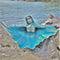 Clam Shell Goddess Ocean Altar Bowl Sculpture Figures Home Decor Craft Gift