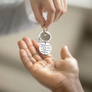Inspirational Keychain Gift for Him Her Friends -Class of 2021 Key Ring (E)