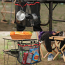 Picnic Table Portable Storage Net Shelf Kitchen Folding Hanging Barbecue Rack