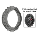 Transparent Smart Watch Cover for Huami Amazfit T-Rex PRO/T-Rex (Orange)