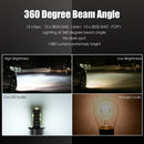 One Pair T20 15SMD 2835 LED Car Truck Turn Signal Lights Tail Lamp Bulb