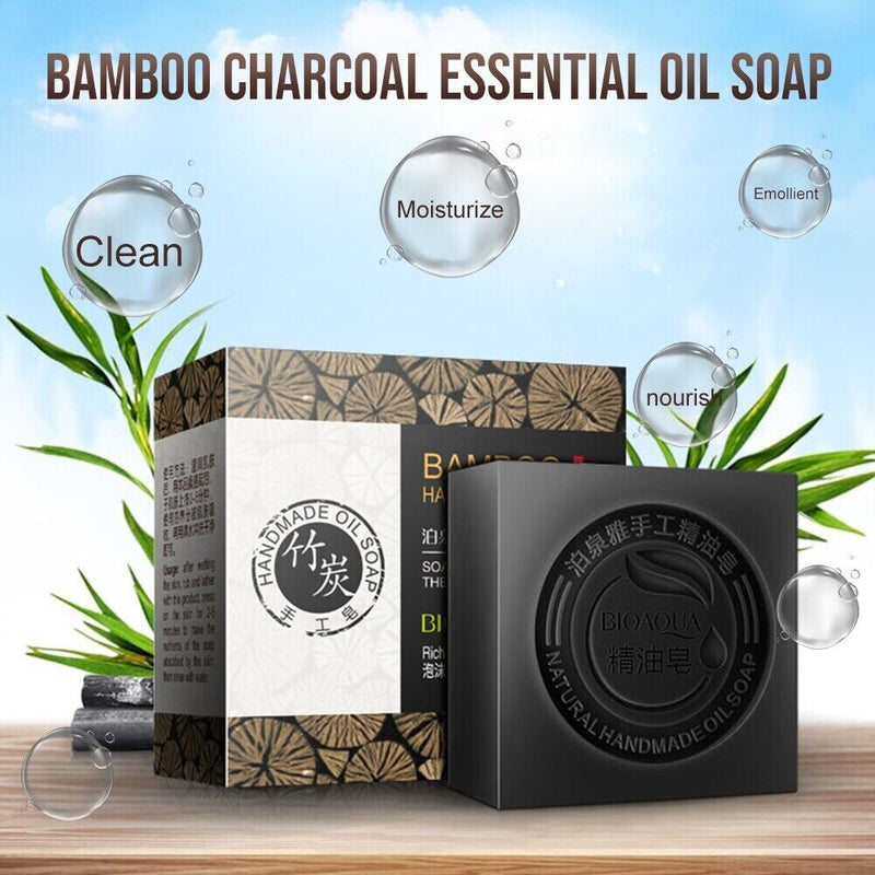 Women Private Intimate 100g Bamboo Charcoal Vagina Whitening Soap Skin Cleansing