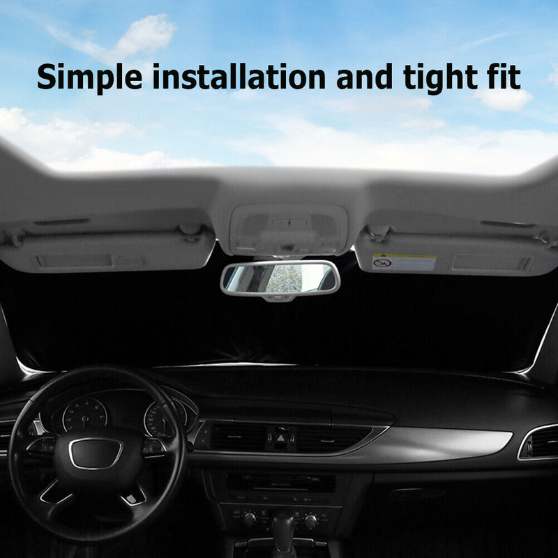 Automobile Sunshade UV Protection Shield Car Front Windscreen Cover (Large)