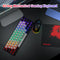T60 62 Keys NKRO Wired Gaming Computer Mechanical Keyboard (Black Grey)