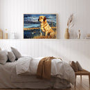5D DIY diamond painting full circle diamond waiting dog