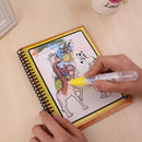 Slibrat Magic Water Drawing Cloth Book Kids Reusable Forest Drwain