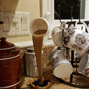 Suspended Floating Coffee Cup Sculpture Pouring Mug Home Decor (Brown) Newly