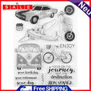 1989candy Car Letters Silicone Clear Seals Clear Stamp for DIY Scr