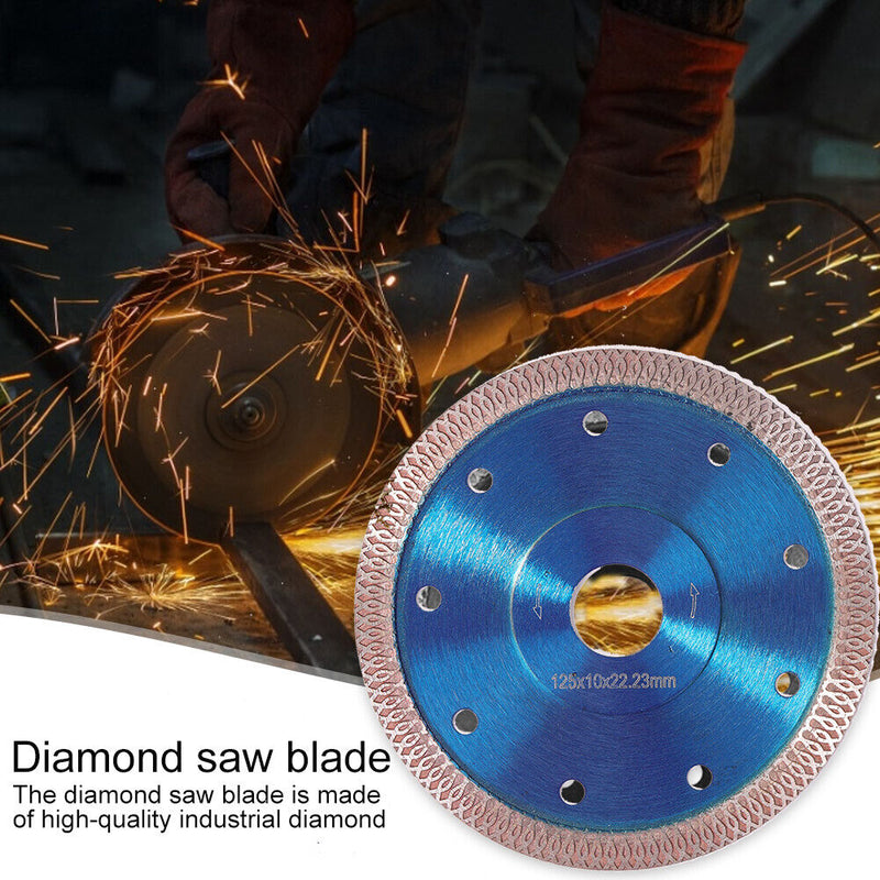 Diamond Saw Blades Wood Cutting Wheel Disk for Tile Ceramic (Blue 125mm)