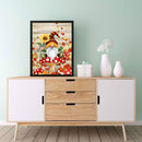 5D DIY Diamond Drawing Autumn Mushroom Goblin Full Round Drill Wall Art (B5052)