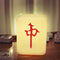 Mahjong LED Night Light Rechargeable Atmosphere Lamp Desk Bedroom Decor (A)