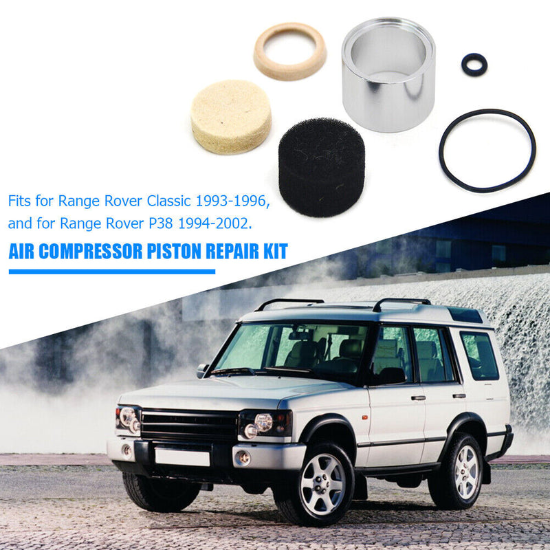 Air Suspension Compressor Piston Liner Seal Repair Fix Kit for Range Rover