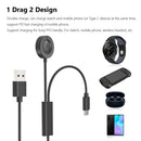 120cm 1to 2 PD Type-C Fast Charging Cable for Fossil Gen 6/Gen 5/Gen 4 Venture