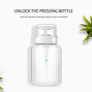 Clear Dispenser Nail Polish Empty Bottle liquid container Pump Push Down