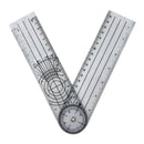 360 Degree Angle Medical Spinal Angle finder Protractor Goniometer Angle Ruler