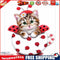 Home Decoration 5D Cute Cat Diamond Painting Cross Stitch Embroidery Craft