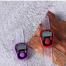 Gift LED Screen Stitch Marker Mini Finger Tally Counter Digital Ring Portable