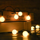 LED Solar String Lights Waterproof Crystal Balls Fairy Lamps Garden Decor Newly